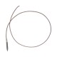 3 cm pointed steel tip and Teflon cable